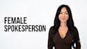 female spokesperson video review spokesperson testimony video spokesperson