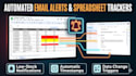 build automated email alerts and inventory trackers in google sheets