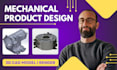 do 3d cad model mechanical product design, reverse engineer prototype, chassis