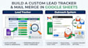 build a custom lead tracker and mail merge in google sheets