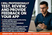 qa user testing website review app testing ui ux testing ios android testing
