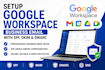 set up google workspace business email with spf dkim and dmarc