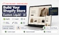 do custom shopify store with liquid development and speed