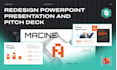 design powerpoint template for business pitchdeck