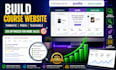 build thinkific podia teachable online course website and optimize for SEO