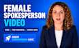 create female spokesperson video, testimonials, ugc content, ugc video