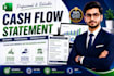 prepare balance sheet, income statement and cash flow statement