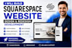 build squarespace website design, redesign squarespace website development