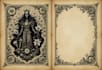 create dark art, metal, gothic illustration