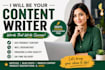 write unique, original, and SEO friendly content