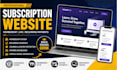 membership subscription website design memberpress lms recurring payments expert
