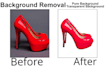 do professional background removal and photo editing