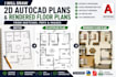 draw 2d autocad plans