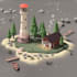 model 3d low poly game ready assets