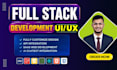 do custom website development as full stack developer