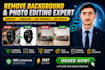 professionally remove background and edit amazon shopify product images