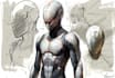 design superhero character design concept art for you