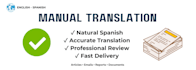 translate english to spanish manually