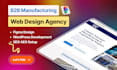 design a complete b2b manufacturing website, wordpress development and SEO
