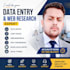 handle data entry,excel and copy paste tasks
