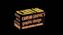 design creative typography and digital landscape illustration