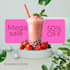 design a professional instagram post for your milk tea shop