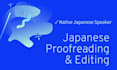native japanese proofreading and polishing service