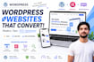 create a modern wordpress and fullstack website