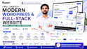 create a modern wordpress and fullstack website