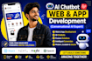 develop ai website, ai chatbot and custom web application