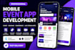 develop ticket booking app, event management app, booking app, qr code