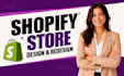 design a professional high converting shopify store