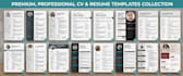 design professional ats resume template and premium CV design