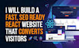 build a fast SEO ready react website that converts visitors