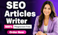 write SEO optimized tech articles and b2b saas blog posts