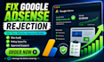 get google adsense approval, fix low value content and adsense rejection issues