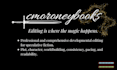 be your developmental editor