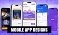 design a modern ios and android app UI in figma