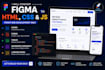 convert figma to HTML CSS javascript website