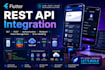 integrate rest API in flutter app and fix API issues