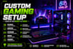 create a custom gaming setup based on your budget and needs