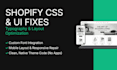 fix shopify custom fonts and typography issues