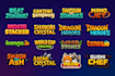 create high quality video game logo title