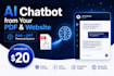 develop custom ai chatbot trained on your PDF data website
