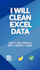 do data cleaning in python and excel