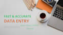 complete accurate data entry and research