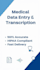 800 words medical data entry in 24hrs hipaa