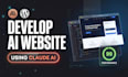 develop ai website using claude ai