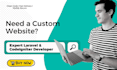 build a custom PHP web app with laravel or codeigniter with ai and mysql