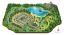 create isometric maps, vector map illustrations, rv park and campground maps